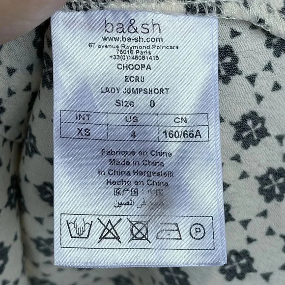 ba&sh Choopa Button Front V-neck Romper size 0 - Picture 9 of 15